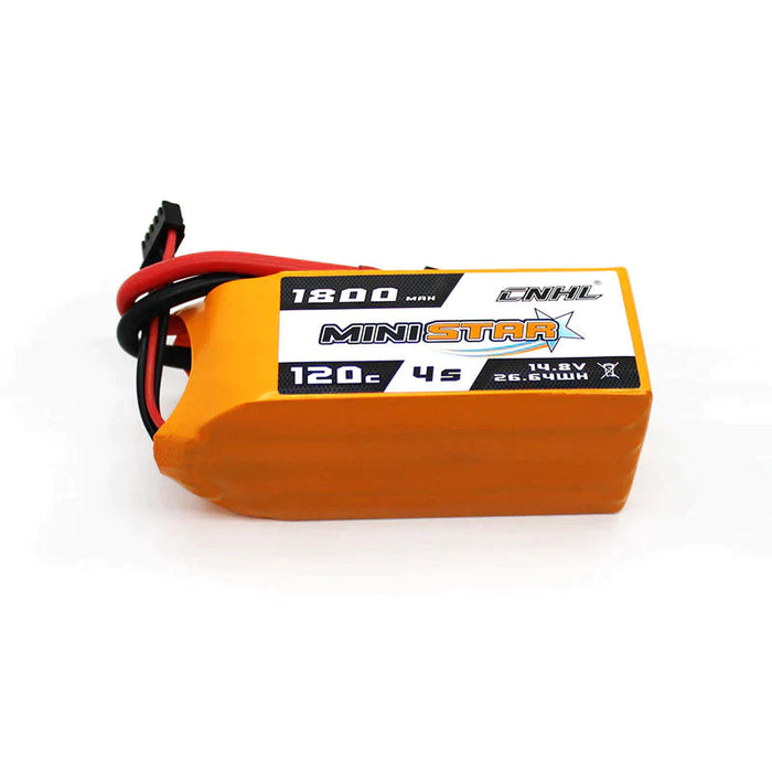 CNHL MiniStar Lipo 1800mAh 14,8V 4S 120C XT60 Stecker   LiPo24.de