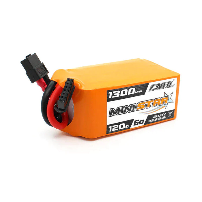 CNHL MiniStar 1300mAh 22,2V 6S 120C Lipo Akku XT60 Stecker   LiPo24.de
