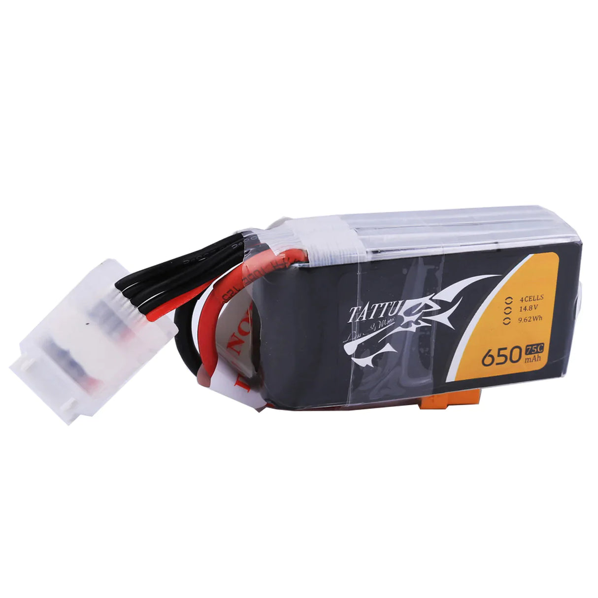 Tattu 650mAh 4S1P 75C 14.8V Lipo Akku mit XT30 Stecker - LiPo24.de