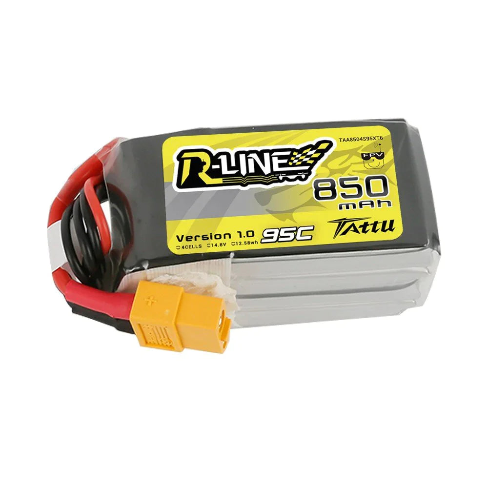 Tattu R-Line 550mAh 14.8V 4S1P 95C Lipo Akku mit XT30 - LiPo24.de
