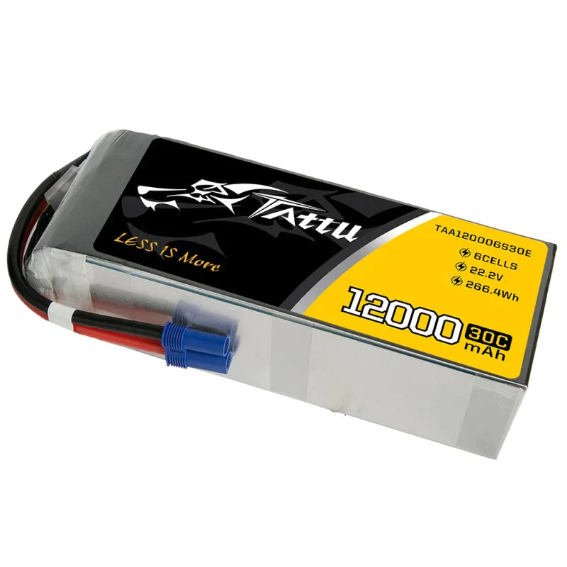 Tattu 12000mAh 22,2V 30C 6S1P UAV Lipo Akkupack - LiPo24.de