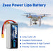 Zeee 6S Lipo Akku 2200mAh 22.2V 120C Soft Case XT60 (2 St.)   LiPo24.de