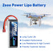 Zeee 2S Lipo Akku 2200mAh 7.4V 50C Soft Pack mit Deans Connector für RC Modelle (2er Pack)   LiPo24.de