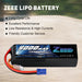 Zeee 4S Lipo Akku 9000mAh 14.8V 100C Soft Case EC5 Stecker mit Metallplatten für RC Car Truck Tank Racing Modelle (2 Pack)   LiPo24.de