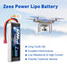 Zeee 4S Lipo Akku 5200mAh 14.8V 60C DEAN   LiPo24.de