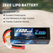 Zeee 4S Lipo Akku 6500 mAh 14,8 V 80C Hardcase DEAN   LiPo24.de