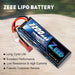 Zeee 2S Lipo Akku 7200mAh 7.4V 80C Hard Case mit Deans T Style Connector für RC Car   LiPo24.de