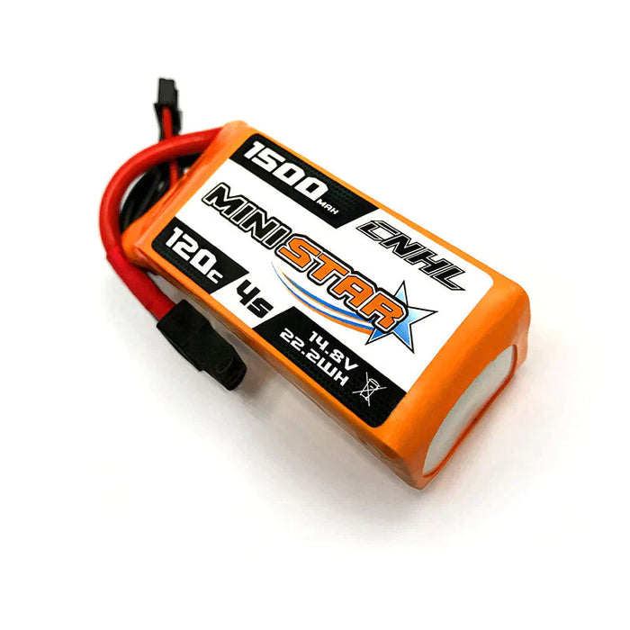 CNHL MiniStar 1500mAh 4S 14,8V 120C Lipo Akku XT60 Stecker (2 St.)   LiPo24.de