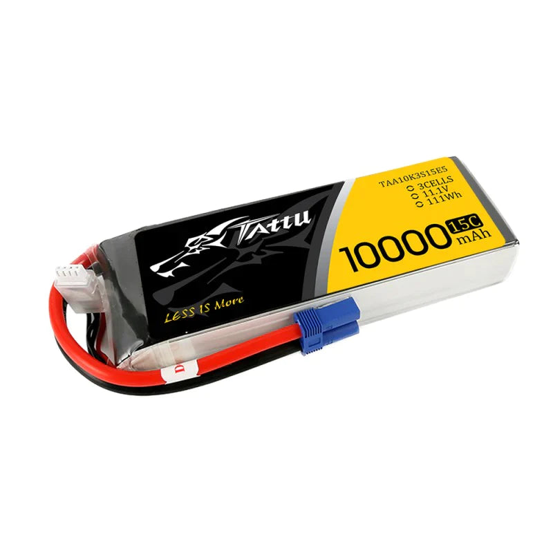 Tattu 11.1V 15C 3S 10000mAh Lipo-Akkupack - LiPo24.de