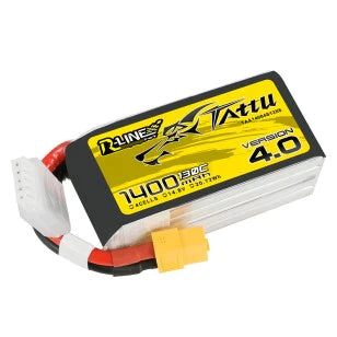 Tattu R-Line Version 4.0 1400mAh 14,8 V 130 C 4S1P Lipo-Akku XT60-Stecker - LiPo24.de