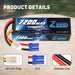 Zeee 3S Lipo Akku 7200mAh 11,1V 80C mit EC5 Anschluss Hartschalenkoffer für RC Car RC Modelle (2 Packungen)   LiPo24.de