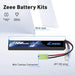 Zeee 2S Lipo Akku 1300mAh 7,4V 25C Airsoft Mini Tamiya Stecker   LiPo24.de