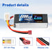 Zeee 4S Lipo Akku 2200mAh 14.8V 50C Soft Case T Stecker (2 St.)   LiPo24.de