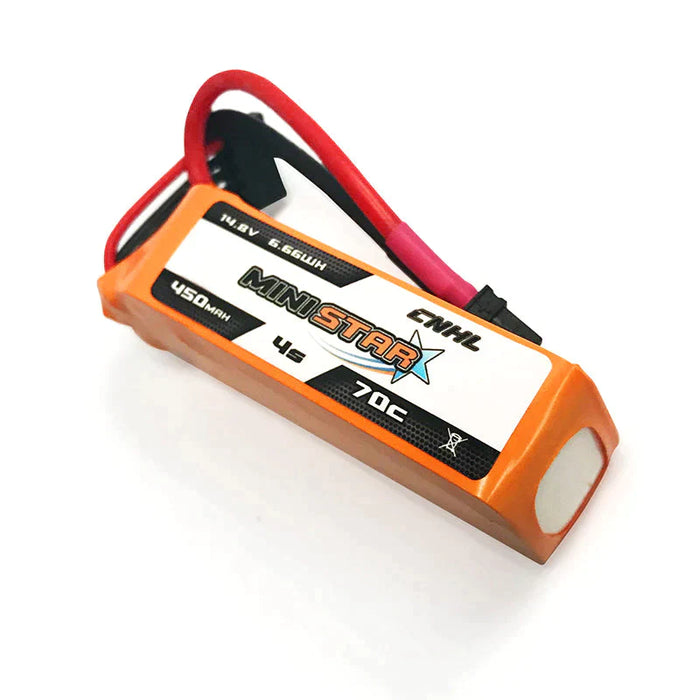 CNHL MiniStar 450mAh 14,8V 4S 70C Lipo Akku mit XT30U (2 St.)   LiPo24.de