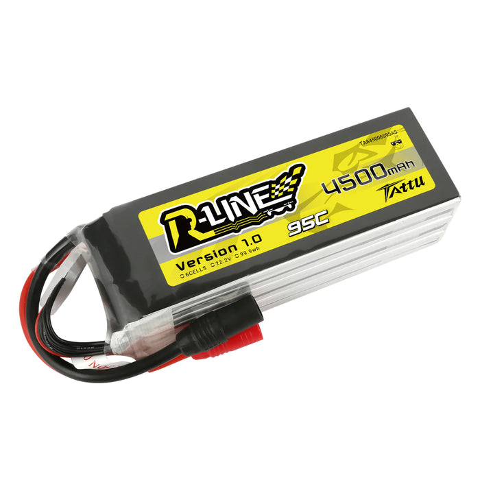 Tattu R Line 22.2V 4500mAh 6S 95C FPV Lipo Akku mit AS150 Stecker   LiPo24.de