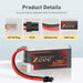 Zeee Premium Series 3S Lipo Akku 650mAh 11.1V 100C Soft Case mit XT30 Stecker für RC Car RC Modelle (2 Pack)   LiPo24.de