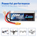 Zeee 4S Lipo Akku 2200mAh 14,8V 120C mit XT60 Stecker RC Graphen Akku für RC Modelle Flugzeug RC Auto (2 Stück)   LiPo24.de