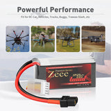 Zeee Premium Series 4S Lipo Akku 850mAh 14.8V 100C XT60 (2 St.)