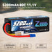 Zeee 3S Lipo Akku 5200mAh 11.1V 80C EC3 Hartcase (2er Pack)   LiPo24.de