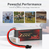 Zeee Premium Series 3S Lipo Akku 650mAh 11.1V 100C Soft Case mit XT30 Stecker für RC Car RC Modelle (2 Pack) - LiPo24.de