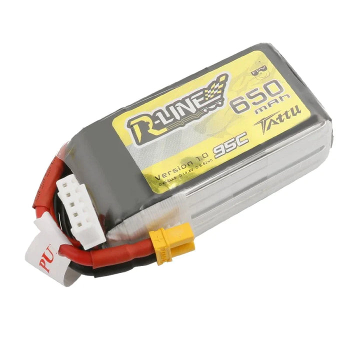 Tattu R Line 650mAh 14.8V 4S1P 95C Lipo Akku   LiPo24.de
