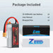 Zeee Premium Series 3S Lipo Akku 4200mAh 11.4V 120C Soft Case mit XT60 Stecker für Rock Crawler Flugzeug Rennmodelle (2 St.)   LiPo24.de