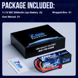 Zeee 3S Lipo Akku 5200mAh 11,1V 80C Hartschalenkoffer mit Deans-Anschluss für RC-Car - LiPo24.de