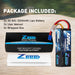Zeee 3S Lipo Akku 5200mAh 11.1V 80C EC3 Hartcase (2er Pack)   LiPo24.de