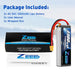 Zeee 4S Lipo Akku 3300mAh 14,8V 50C Soft Case mit XT60 Stecker für RC Flugzeug RC Auto (2 Packungen)   LiPo24.de