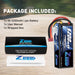 Zeee 4S Lipo Batterie 5200mAh 14,8V 50C Hard Case Deans Plug   LiPo24.de