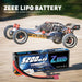 Zeee 2S Lipo Akku 7.4V 5200mAh 100C Dean (2 Pack)   LiPo24.de