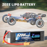 Zeee 6S Lipo Akku 5200mAh 22.2V 50C XT90 - LiPo24.de
