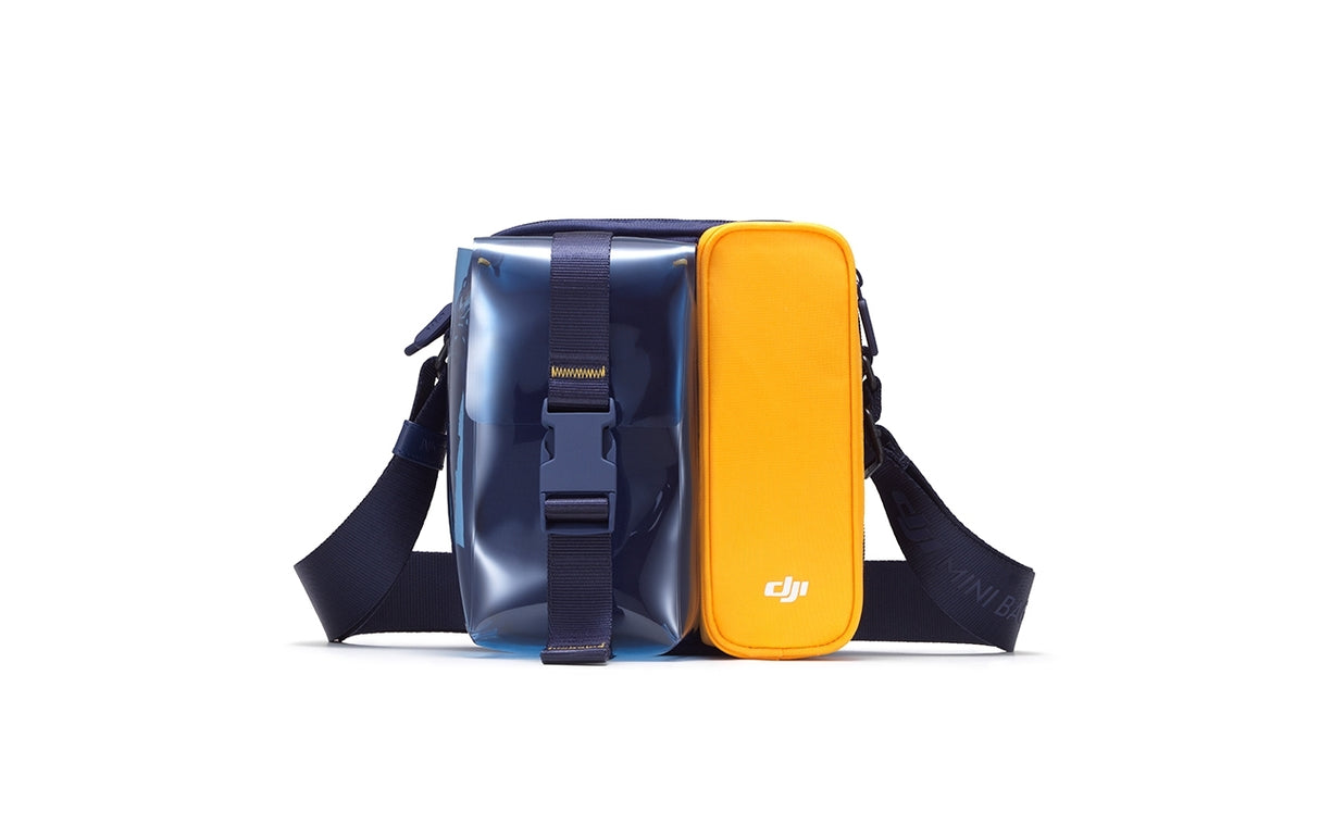 dji goggles tasche DJI Mini 2/Mavic Mini Umhängetasche+ Blau & Gelb – FlyingMachines.de