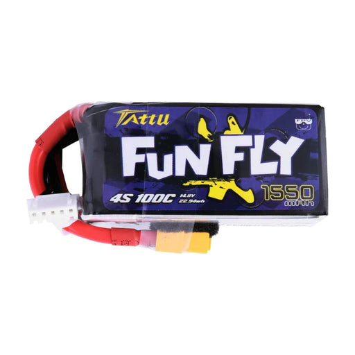 Tattu Funfly Serie 1550mAh 14.8V 100C 4S1P Lipo Akku mit XT 60 Stecker   LiPo24.de