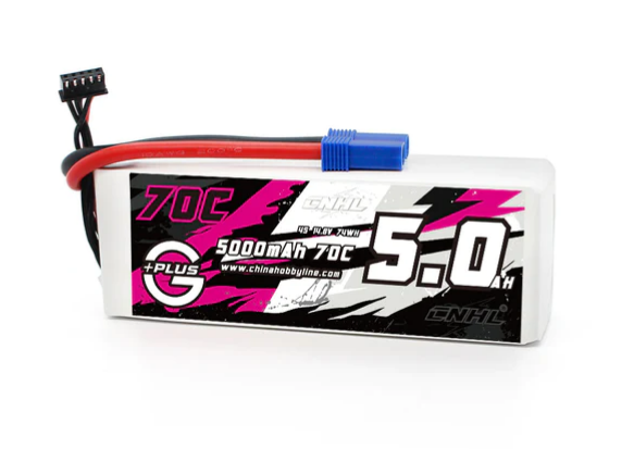 CNHL G+Plus 5000mAh 14,8V 4S 70C Lipo Akku mit EC5 Stecker   LiPo24.de