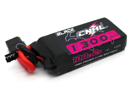 CNHL Black Series 1300mAh 7,4V 2S 100C Lipo Akku mit XT60 Stecker   LiPo24.de