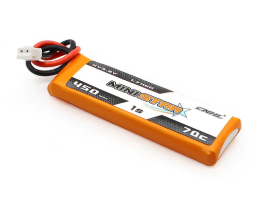 CNHL MiniStar HV 450mAh 3,8V 1S 70C Lipo Akku mit PH2.0 (4 St.)   LiPo24.de