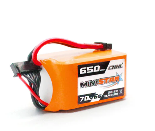 CNHL MiniStar 650mAh 22,2V 6S 70C Lipo Akku mit XT30U   LiPo24.de