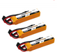 CNHL LiHV MiniStar HV 550mAh 7,6V 2S 70C Lipo Akku mit XT30U (3 St.)   LiPo24.de