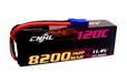 CNHL Racing Series LiHV 8200mAh 11,4V 3S 120C HV Hartschalen Lipo Akku mit EC5 Stecker   LiPo24.de