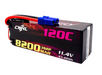 CNHL Racing Series LiHV 8200mAh 11,4V 3S 120C HV Hartschalen Lipo Akku mit EC5 Stecker   LiPo24.de