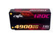 CNHL Racing Series LiHV 4900mAh 7,6V 2S2P 120C HV Shorty Hartschalen Lipo Akku mit EC3 Stecker   LiPo24.de
