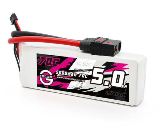 CNHL G+Plus 5000 mAh 11,1 V 3S 70C Lipo Akku mit QS8 Stecker   LiPo24.de