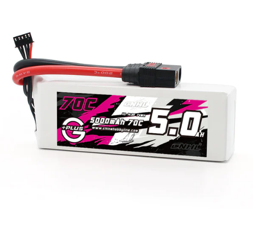CNHL G+Plus 5000mAh 14,8V 4S 70C Lipo Akku mit QS8 Stecker   LiPo24.de