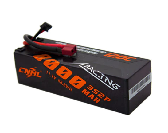 CNHL Racing Series 8000mAh 11,1V 3S 120C Hartschalen Lipo Akku mit T/Dean Stecker   LiPo24.de