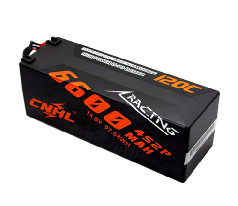 CNHL Racing Series 6600mAh 14,8V 4S 120C Hartschalen Lipo Akku mit EC5 Stecker   LiPo24.de