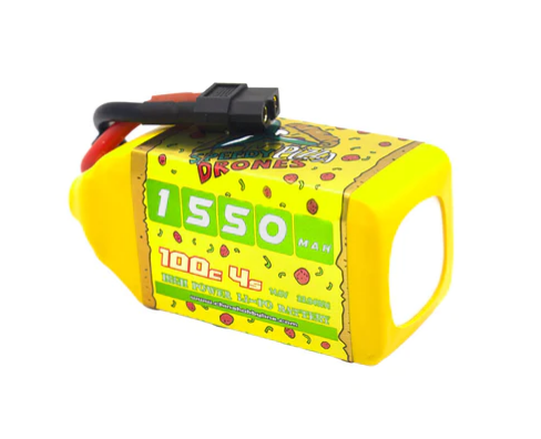 CNHL Speedy Pizza 1550mAh 14,8V 4S 100C Lipo Akku mit XT60 Stecker   LiPo24.de
