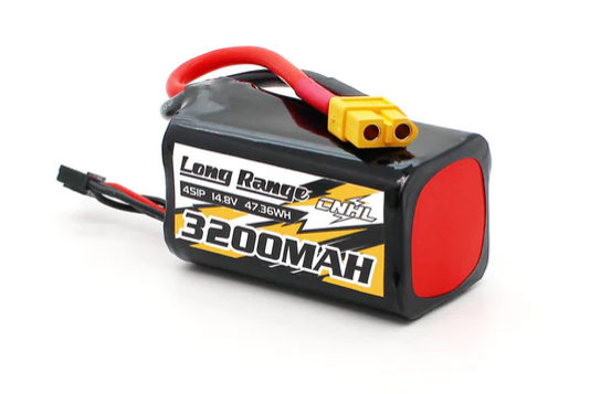 CNHL 18650 DLG 4S1P 3200mAh 14,8V 3C Li Ion Long Range Pack XT60 Stecker   LiPo24.de