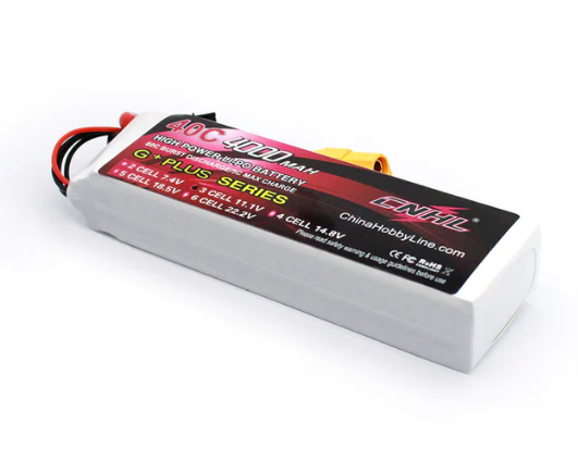 CNHL 4000mAh 11,1V 3S 40C Lipo Akku mit XT90 Stecker   LiPo24.de