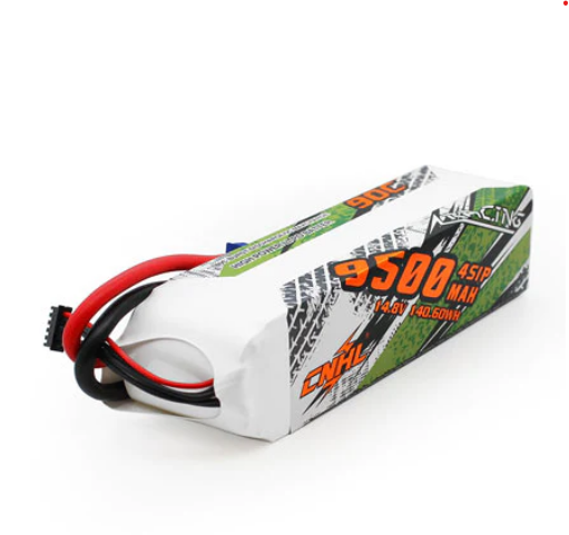 CNHL Racing Series 9500mAh 14,8V 4S 90C Lipo Akku mit EC5 Stecker   LiPo24.de